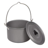 Maxbell Hanging Pot Practical Kitchen Cookware Camping Pot for BBQ Picnics Explorers