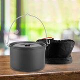 Maxbell Hanging Pot Practical Kitchen Cookware Camping Pot for BBQ Picnics Explorers