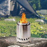 Maxbell Camping Furnace Detachable Wood Burner Furnace for Beach Outdoor Sports Backyard