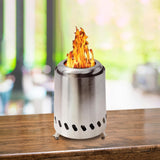 Maxbell Camping Furnace Detachable Wood Burner Furnace for Beach Outdoor Sports Backyard