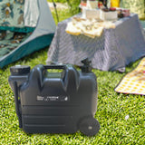 Maxbell 28L Water Container with Faucet with Wheels for Fishing Driving Dish Washing