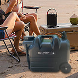 Maxbell 28L Water Container with Faucet with Wheels for Fishing Driving Dish Washing