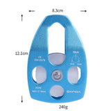 Maxbell Climbing Pulley Heavy Duty Rescue Side Pulley for Lifting Hauling Rappelling