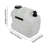 Maxbell Camping Water Container with Spigot Drinking Bucket for Picnic Traveling Car 25L