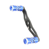 Maxbell Fishing Reel Handle 8mmx5mm Repair Diy Lightweight Aluminum Alloy Rocker Arm Blue