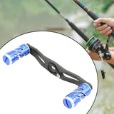 Maxbell Fishing Reel Handle 8mmx5mm Repair Diy Lightweight Aluminum Alloy Rocker Arm Blue