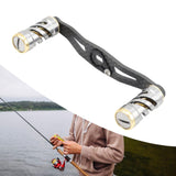 Maxbell Fishing Reel Handle 8mmx5mm Repair Diy Lightweight Aluminum Alloy Rocker Arm Silver