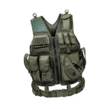 Maxbell Outdoor Adventure Vest CS for Jogging Strength and Endurance Training Gaming Green