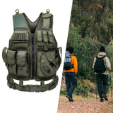 Maxbell Outdoor Adventure Vest CS for Jogging Strength and Endurance Training Gaming Green