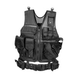 Maxbell Outdoor Adventure Vest CS for Jogging Strength and Endurance Training Gaming Black