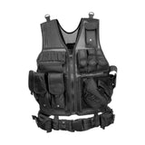 Maxbell Outdoor Adventure Vest CS for Jogging Strength and Endurance Training Gaming Black