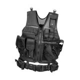 Maxbell Outdoor Adventure Vest CS for Jogging Strength and Endurance Training Gaming Black