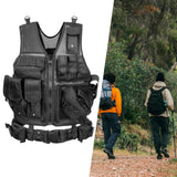 Maxbell Outdoor Adventure Vest CS for Jogging Strength and Endurance Training Gaming Black