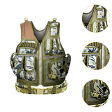 Maxbell Outdoor Adventure Vest CS for Jogging Strength and Endurance Training Gaming Green Floral