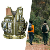 Maxbell Outdoor Adventure Vest CS for Jogging Strength and Endurance Training Gaming Green Floral
