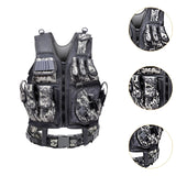 Maxbell Outdoor Adventure Vest CS for Jogging Strength and Endurance Training Gaming Gray Floral