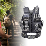 Maxbell Outdoor Adventure Vest CS for Jogging Strength and Endurance Training Gaming Gray Floral