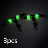 Maxbell 3Pcs T Shape Swivels Rolling Swivels Fishing Supplies Fishing Line Connector