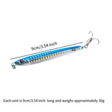 Maxbell 3x Top Water Fishing Lures with Hook for Men Outdoor Activities Boat Fishing Blue