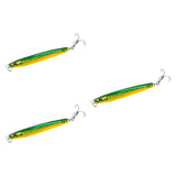 Maxbell 3x Top Water Fishing Lures with Hook for Men Outdoor Activities Boat Fishing Green