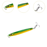 Maxbell 3x Top Water Fishing Lures with Hook for Men Outdoor Activities Boat Fishing Green