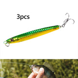 Maxbell 3x Top Water Fishing Lures with Hook for Men Outdoor Activities Boat Fishing Green