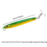 Maxbell 3x Top Water Fishing Lures with Hook for Men Outdoor Activities Boat Fishing Green