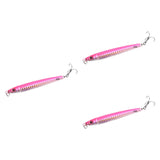 Maxbell 3x Top Water Fishing Lures with Hook for Men Outdoor Activities Boat Fishing Pink