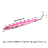 Maxbell 3x Top Water Fishing Lures with Hook for Men Outdoor Activities Boat Fishing Pink