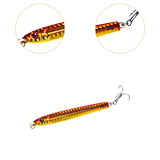 Maxbell 3x Top Water Fishing Lures with Hook for Men Outdoor Activities Boat Fishing Gold