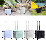 Maxbell Grocery Shopping Cart Handcart Shopping Hand Truck for Home Groceries Moving purple