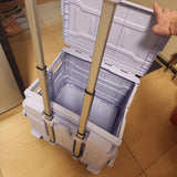 Maxbell Grocery Shopping Cart Handcart Shopping Hand Truck for Home Groceries Moving purple