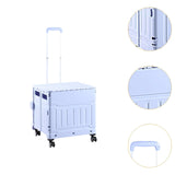 Maxbell Grocery Shopping Cart Handcart Shopping Hand Truck for Home Groceries Moving purple
