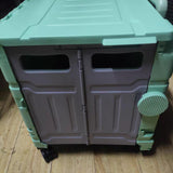 Maxbell Grocery Shopping Cart Handcart Shopping Hand Truck for Home Groceries Moving green