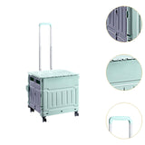Maxbell Grocery Shopping Cart Handcart Shopping Hand Truck for Home Groceries Moving green