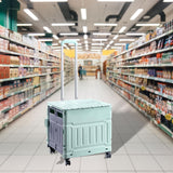 Maxbell Grocery Shopping Cart Handcart Shopping Hand Truck for Home Groceries Moving green