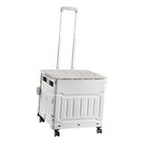 Maxbell Grocery Shopping Cart Handcart Shopping Hand Truck for Home Groceries Moving gray