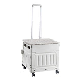Maxbell Grocery Shopping Cart Handcart Shopping Hand Truck for Home Groceries Moving gray