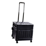 Maxbell Grocery Shopping Cart Handcart Shopping Hand Truck for Home Groceries Moving black