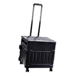 Maxbell Grocery Shopping Cart Handcart Shopping Hand Truck for Home Groceries Moving black