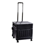 Maxbell Grocery Shopping Cart Handcart Shopping Hand Truck for Home Groceries Moving black