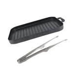 Maxbell BBQ Griddle Teppanyaki Plate Camping Grilling Pan for Barbecue Travel Indoor