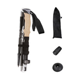 Maxbell Walking Stick Portable Hiking Pole for Hiking Outdoor Adventures Backpacking Black