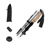 Maxbell Walking Stick Portable Hiking Pole for Hiking Outdoor Adventures Backpacking Silver