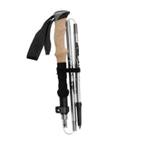 Maxbell Walking Stick Portable Hiking Pole for Hiking Outdoor Adventures Backpacking Silver