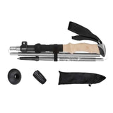 Maxbell Walking Stick Portable Hiking Pole for Hiking Outdoor Adventures Backpacking Gray