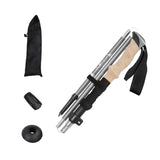 Maxbell Walking Stick Portable Hiking Pole for Hiking Outdoor Adventures Backpacking Gray