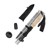 Maxbell Walking Stick Portable Hiking Pole for Hiking Outdoor Adventures Backpacking Gray