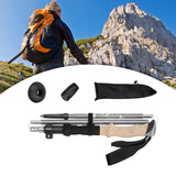 Maxbell Walking Stick Portable Hiking Pole for Hiking Outdoor Adventures Backpacking Gray