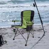 Maxbell Camping Folding Chair Heavy Duty Portable Outdoor Seat for Camp Patio Travel Green